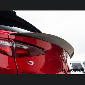 Alfa Romeo Stelvio Rear Spoiler - Carbon Fiber - Mid Spoiler